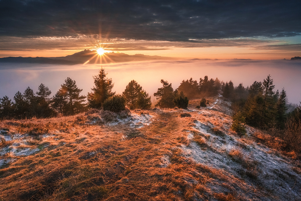 Wysoki Wierch w Pieninach – szlak od strony polskiej i zachód słońca z Nikonem Z7