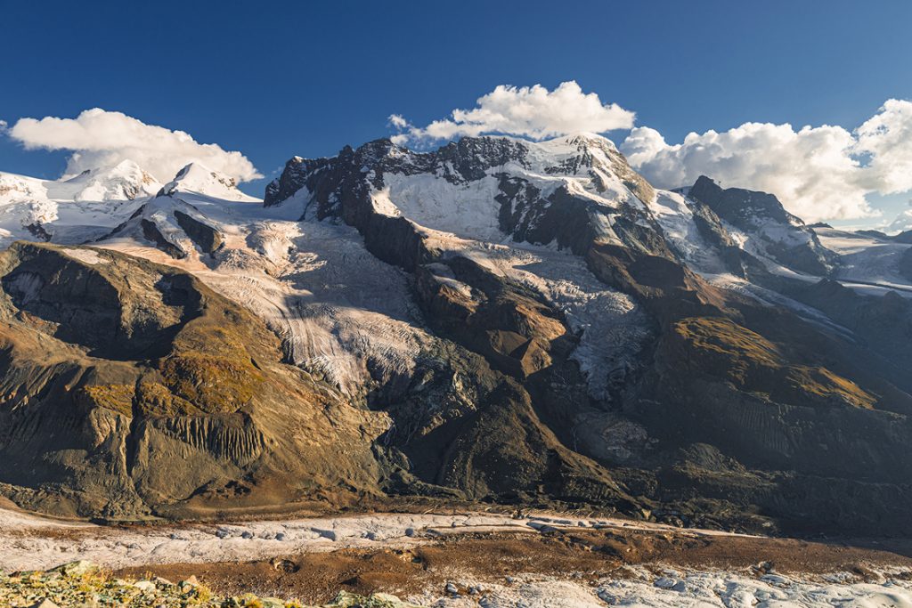 Gornergrat, lodowce, Zermatt, Szwajcaria, lodowce Szwajcarii
