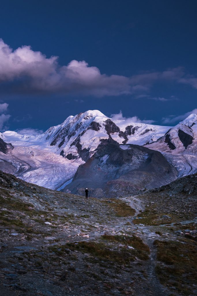 Gornergrat, lodowce, Zermatt, Szwajcaria, lodowce Szwajcarii