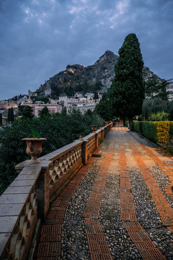 Taormina, ogrody miejskie