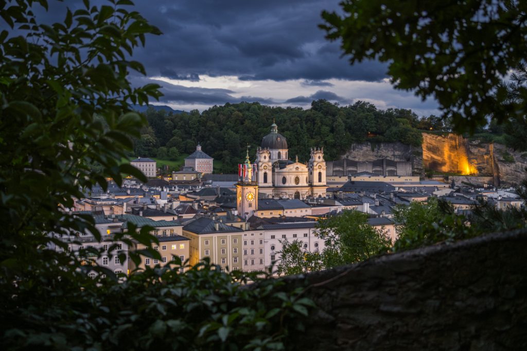 Salzburg nocą