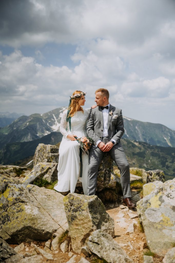 Plener ślubny w Tatrach, sesja ślubna w Tatrach, sesja ślubna na Kasprowym Wierchu, Kasprowy Wierch, zdjęcia ślubne w Tatrach
