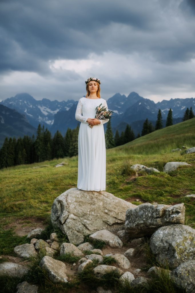 Plener ślubny w Tatrach, sesja ślubna na Rusinowej Polanie, sesja ślubna w Tatrach, zdjęcia ślubne w Tatrach, Rusinowa Polana