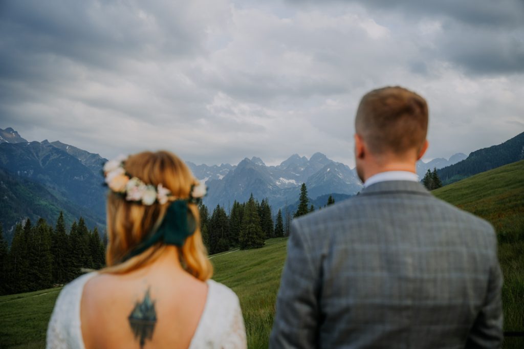 Plener ślubny w Tatrach, sesja ślubna na Rusinowej Polanie, sesja ślubna w Tatrach, zdjęcia ślubne w Tatrach, Rusinowa Polana
