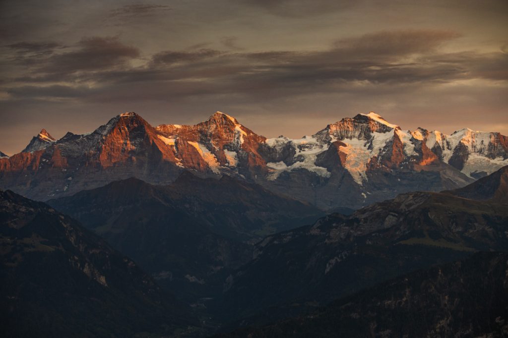Wielka Trójka Alp - Eiger, Monch i Jungfrau, Niederhorn